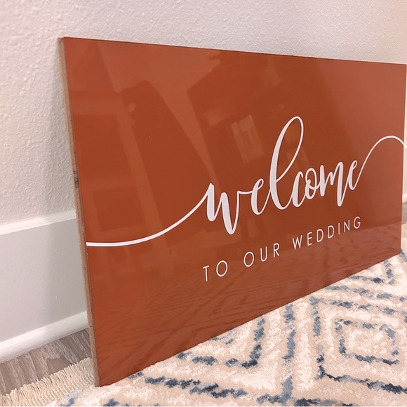 Wedding Welcome Sign - Picture 4 of 5
